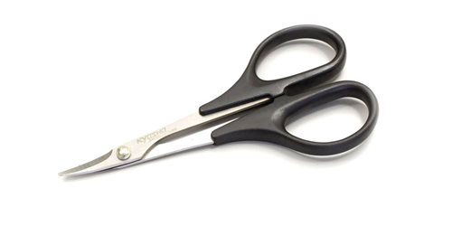 STAINLESS POLYCARBONATE BODY SCISSORS - CURVED