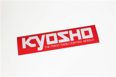 KYOSHO SQUARE LOGO STICKER (L) W360xH90