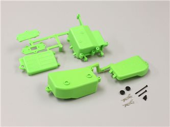 RECEIVER AND BATTERY BOX INFERNO MP9 - FLUO GREEN
