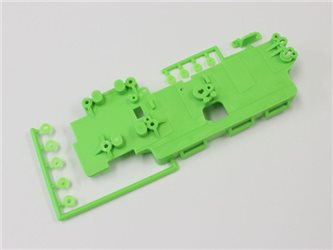 BATTERY TRAY SET INFERNO VE  - FLUO GREEN
