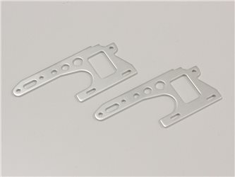 Front side plate set Optima (2) Silver