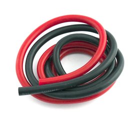 SNAKE WIRE BLACK/RED 10AWG