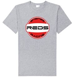 T-SHIRT REDS GREY L SIZE*