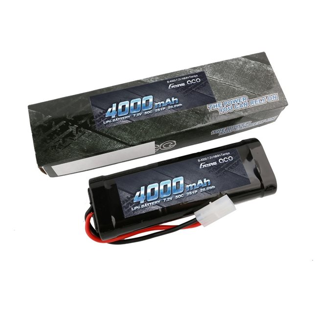 Gens ace Battery NiMh 7.2V-4000Mah (Tamiya) 135x48x25mm 385g