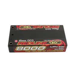 Gens ace Battery LiPo 1S HV 3.8V-8000-130C(5mm) 93x47x18.5mm 150g